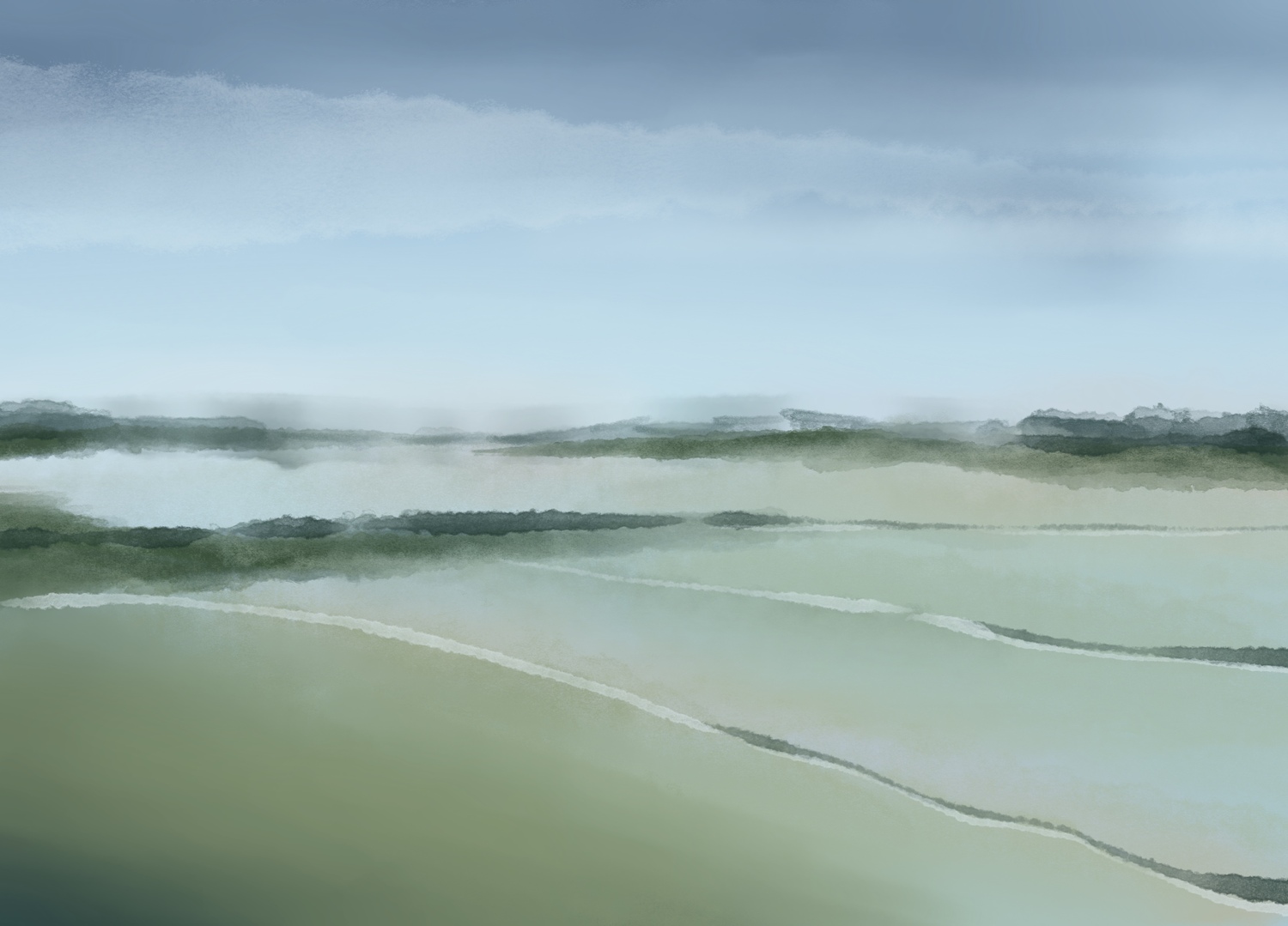 Alison Gillespie creating digital artwork
